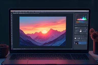 Screenshot of photo editing software interface
